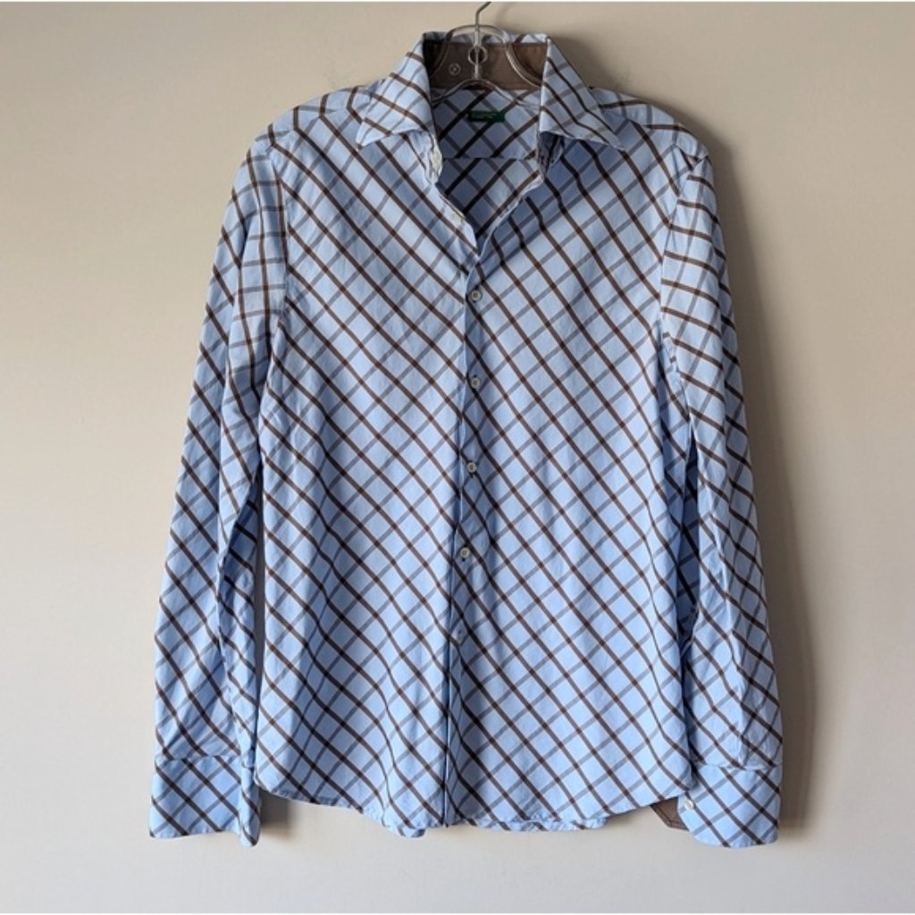 United Colors Of Benetton 100% Cotton Button Down Shirt